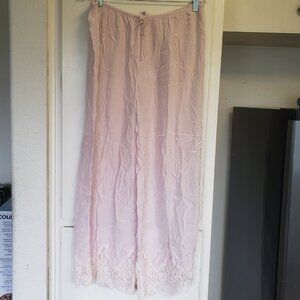 Victoria's Secret Pajama Pants Light Pink Size Large